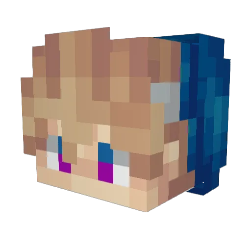 Urgo23 Minecraft avatar head, 3D render