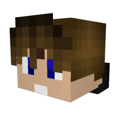 Urhoz Minecraft avatar head, 3D render