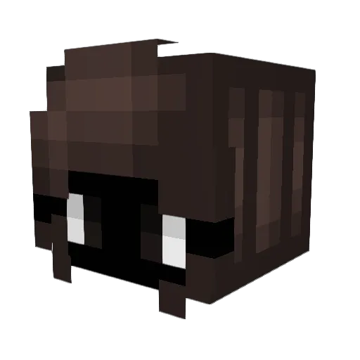 Uri2OP Minecraft avatar head, 3D render