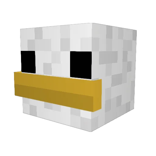 Uriel1888 Minecraft avatar head, 3D render