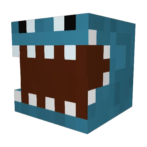 Uriel200 Minecraft avatar head, 3D render