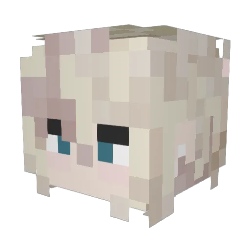 UrielTheDruid Minecraft avatar head, 3D render