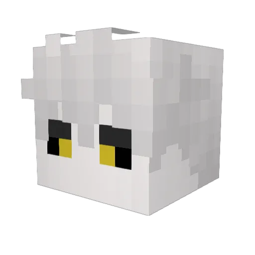 Urigo Minecraft avatar head, 3D render