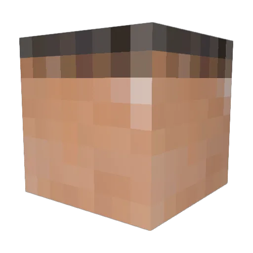 UrkFam Minecraft avatar head, 3D render