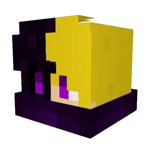 Urllyne Minecraft avatar head, 3D render