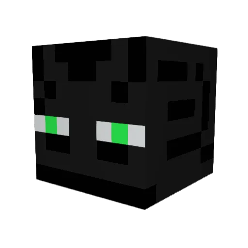 Urmy_cat Minecraft avatar head, 3D render