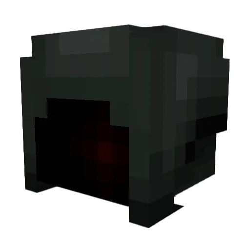 UroUmbra Minecraft avatar head, 3D render