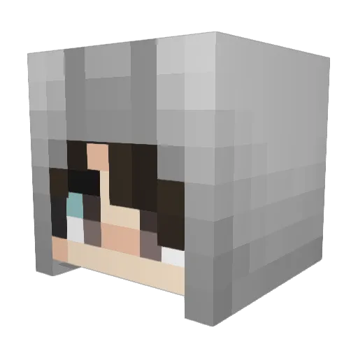 UrosSRB Minecraft avatar head, 3D render