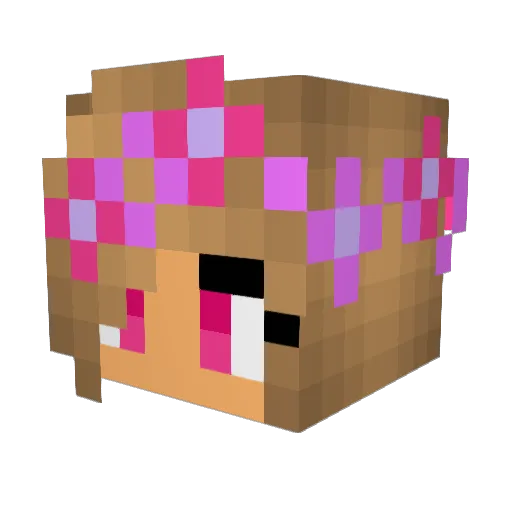 Ursa007 Minecraft avatar head, 3D render