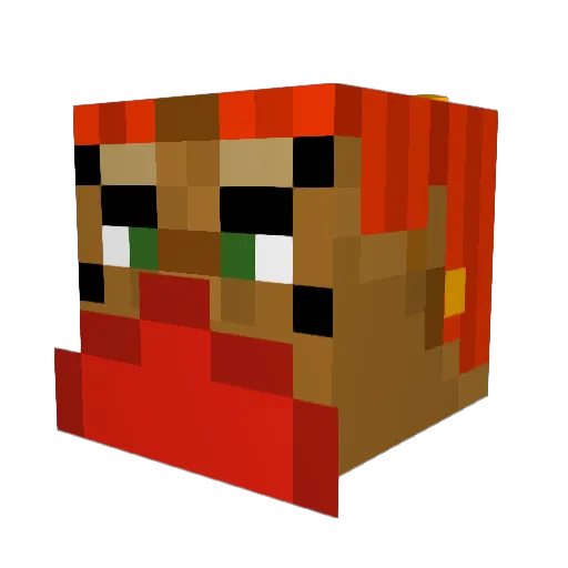 UrsaKermode Minecraft avatar head, 3D render