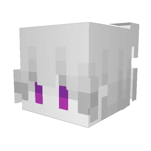 Ursinho_IMDD Minecraft avatar head, 3D render