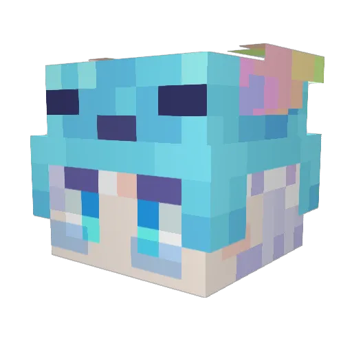 Urst Minecraft avatar head, 3D render