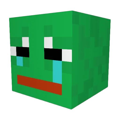 Ursus63 Minecraft avatar head, 3D render
