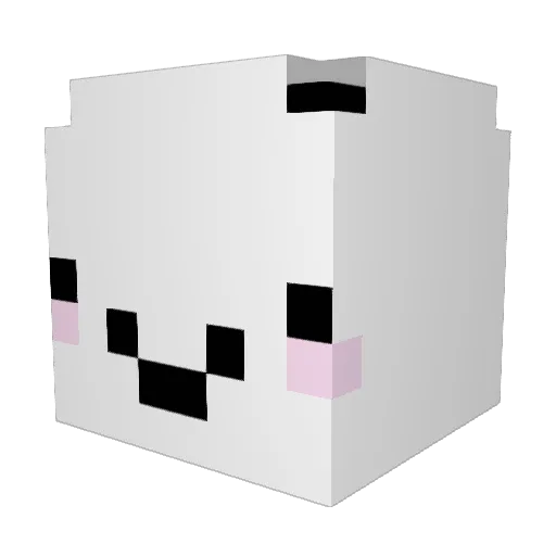 Ursus_ Minecraft avatar head, 3D render
