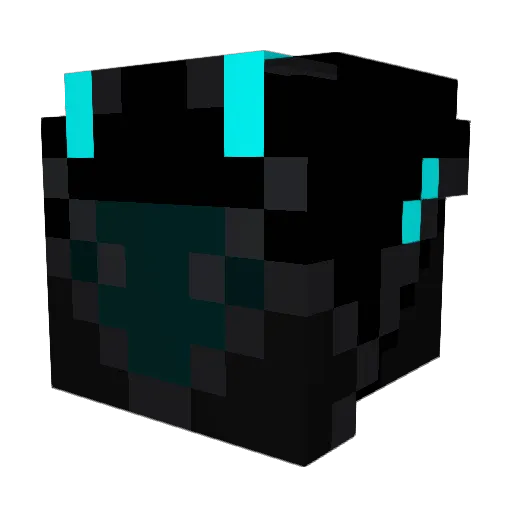 Urtzy Minecraft avatar head, 3D render