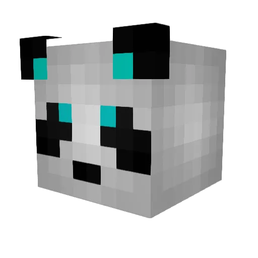 Uru_Ale Minecraft avatar head, 3D render