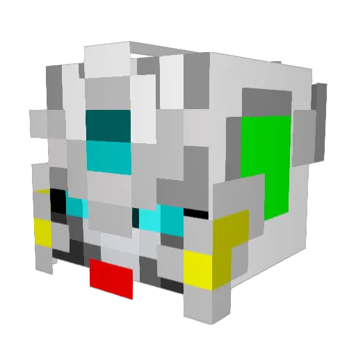 Urvin32 Minecraft avatar head, 3D render