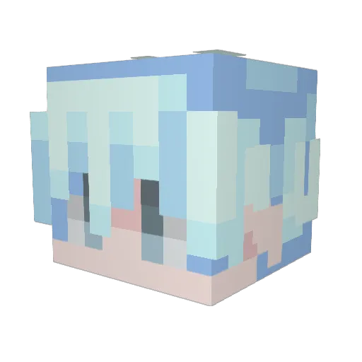 Urz_07 Minecraft avatar head, 3D render