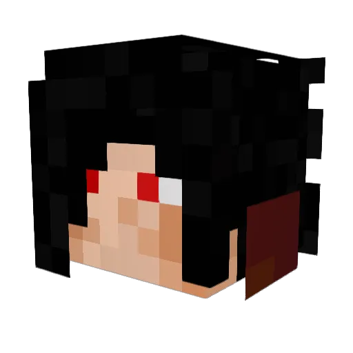 Urzo7 Minecraft avatar head, 3D render