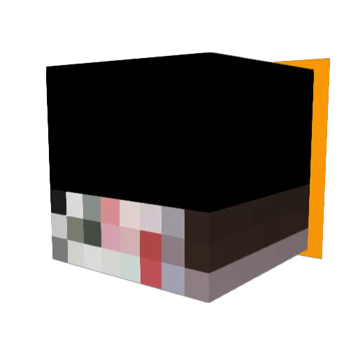 UsaWalper Minecraft avatar head, 3D render