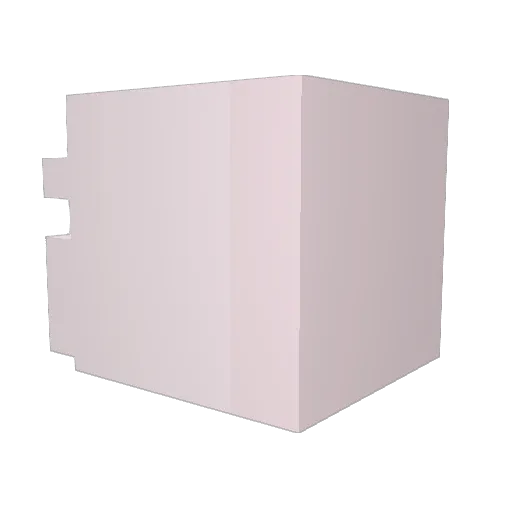 UsaWima Minecraft avatar head, 3D render