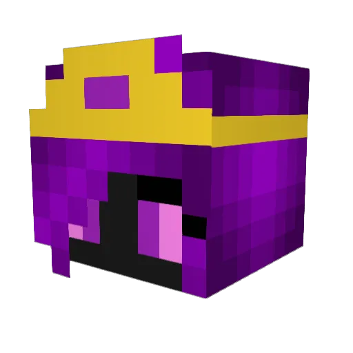UsagiRose Minecraft avatar head, 3D render