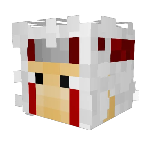UsagiYojimbo2002 Minecraft avatar head, 3D render