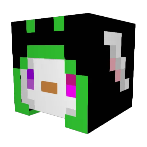 Usagi_Kakeru Minecraft avatar head, 3D render