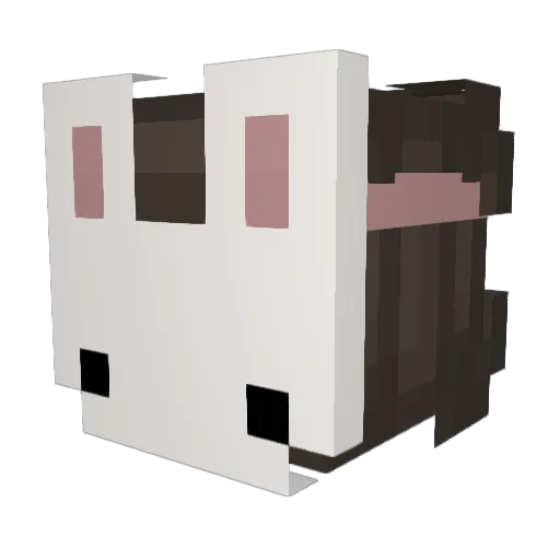 Usagichiii Minecraft avatar head, 3D render
