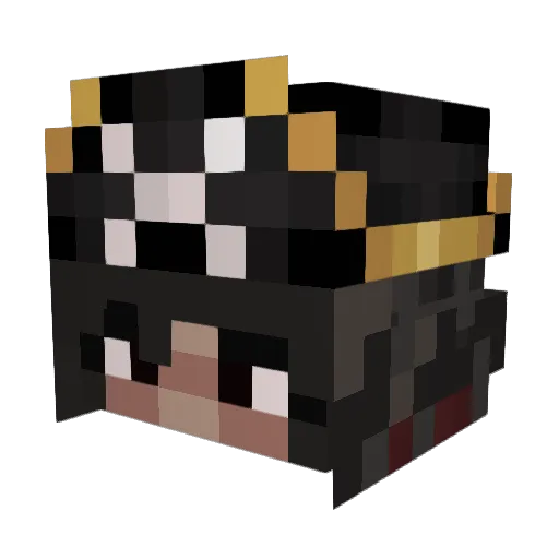 Usagiii_San Minecraft avatar head, 3D render