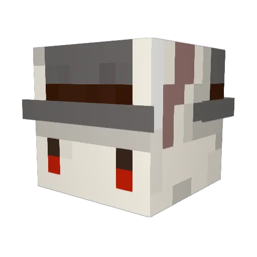 Usasa_MC Minecraft avatar head, 3D render