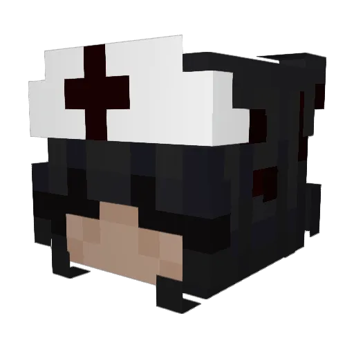 UseKnife Minecraft avatar head, 3D render