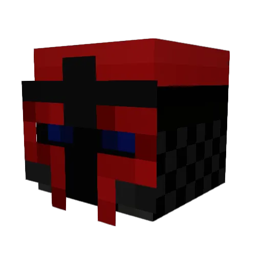 UseMeKitten Minecraft avatar head, 3D render