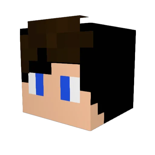 Used1997Miata Minecraft avatar head, 3D render
