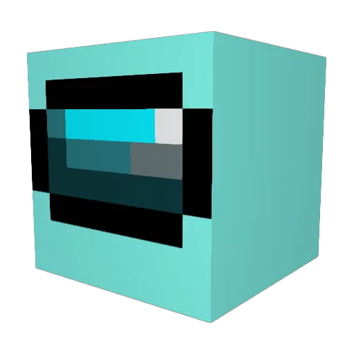 UsedPuddingCup Minecraft avatar head, 3D render