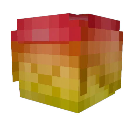 UsefulOrca74349 Minecraft avatar head, 3D render