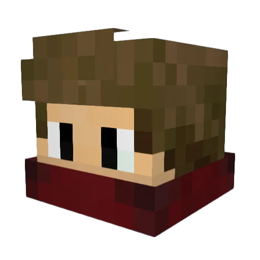 UselessRivex Minecraft avatar head, 3D render