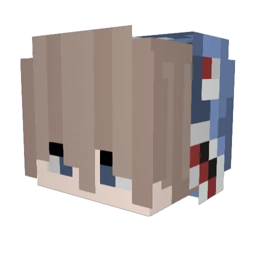 UselessVape Minecraft avatar head, 3D render