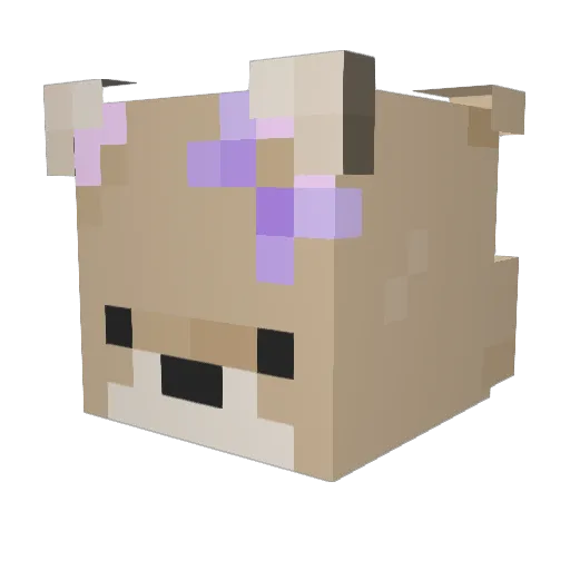 User8405 Minecraft avatar head, 3D render