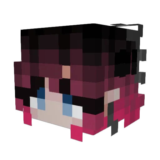 UserKyo Minecraft avatar head, 3D render