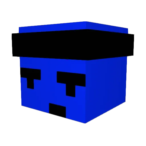 UserName4585 Minecraft avatar head, 3D render
