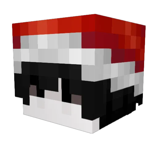 UserOrion Minecraft avatar head, 3D render