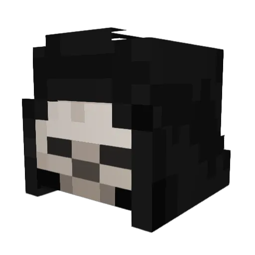 UserT26 Minecraft avatar head, 3D render