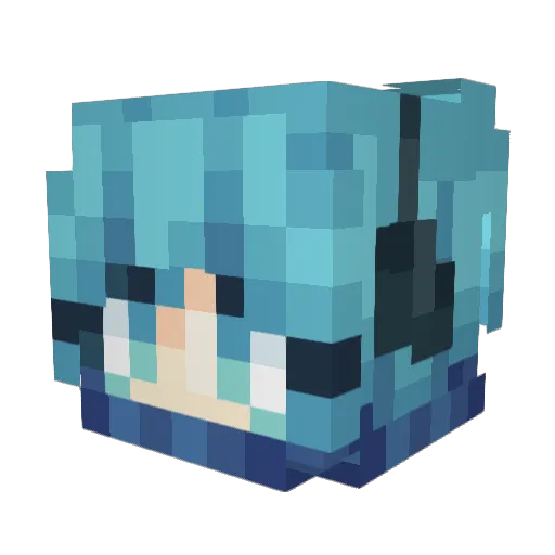 User_NotExist Minecraft avatar head, 3D render