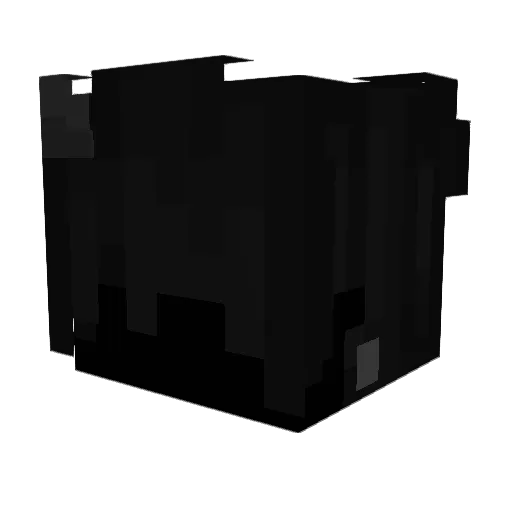 Userc0de Minecraft avatar head, 3D render