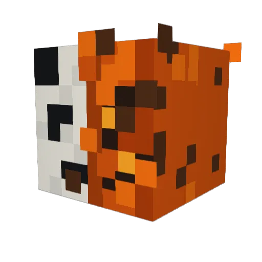 Username698 Minecraft avatar head, 3D render
