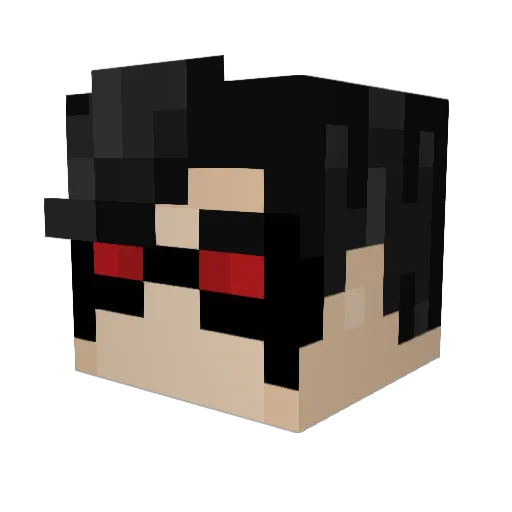 Username_9000000 Minecraft avatar head, 3D render