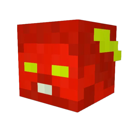 UskiTani Minecraft avatar head, 3D render