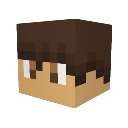 UstazAsyraf101 Minecraft avatar head, 3D render