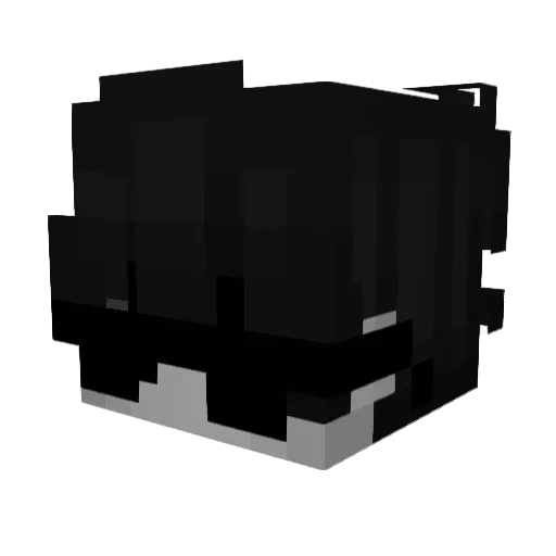 UstinianAX Minecraft avatar head, 3D render